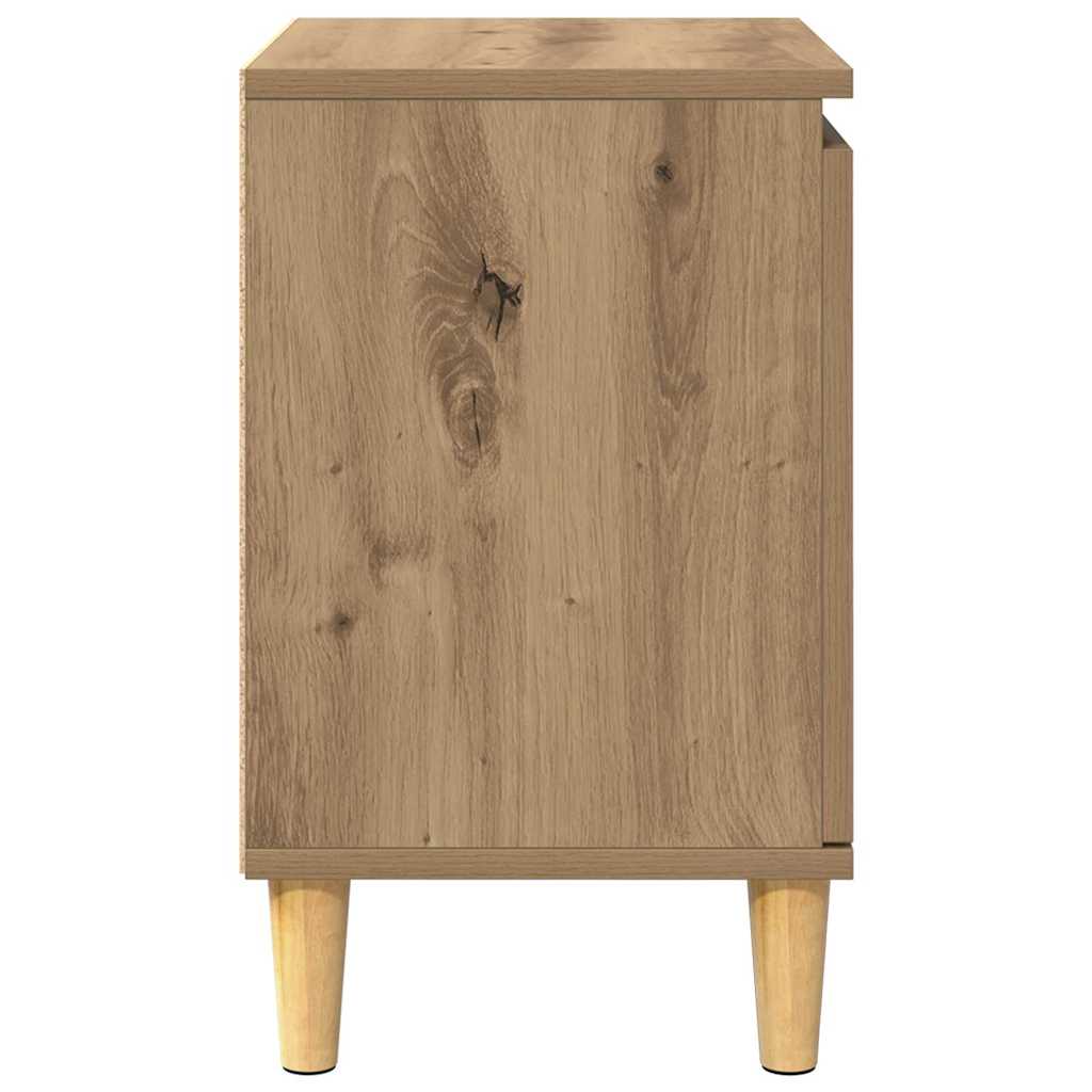 Bedside Cabinet Artisan oak 40 x 30 x 50 cm Engineered wood