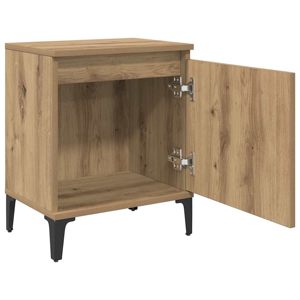 Bedside Cabinet Artisan oak 40 x 30 x 50 cm Engineered wood