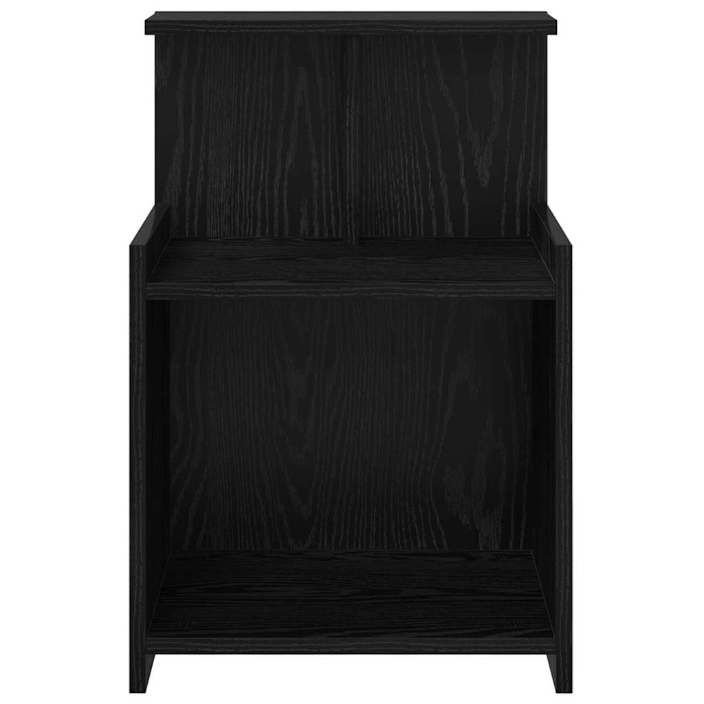 Bedside Cabinet 2 pcs Black oak 40 x 35 x 60 cm Engineered wood