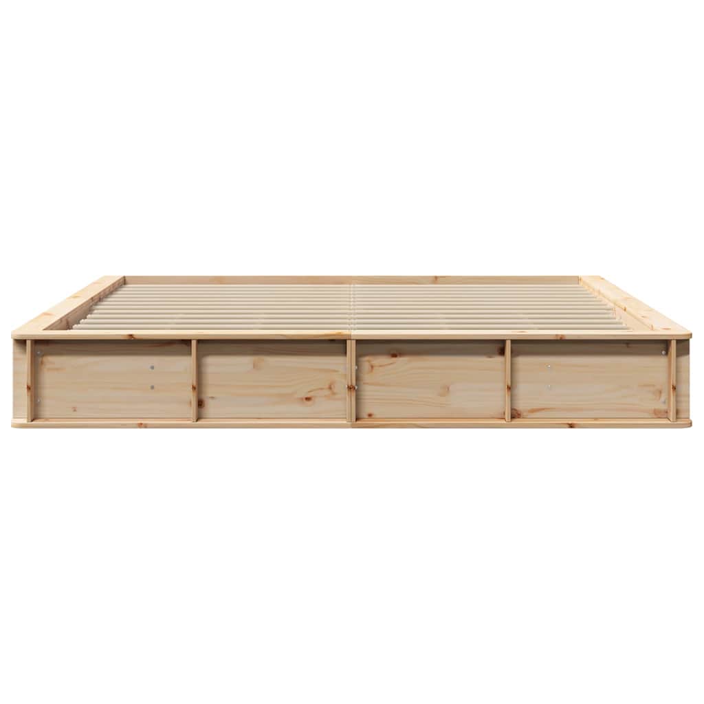 Bed Frame Solid Pine Wood 180 x 200 cm Solid Pine Wood