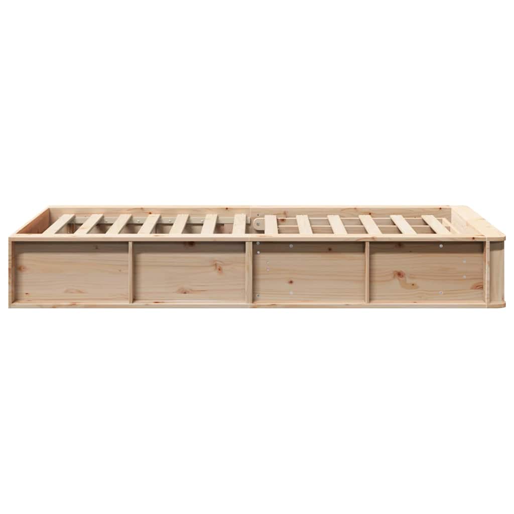 Bed Frame Solid Pine Wood 80 x 200 cm Solid Pine Wood