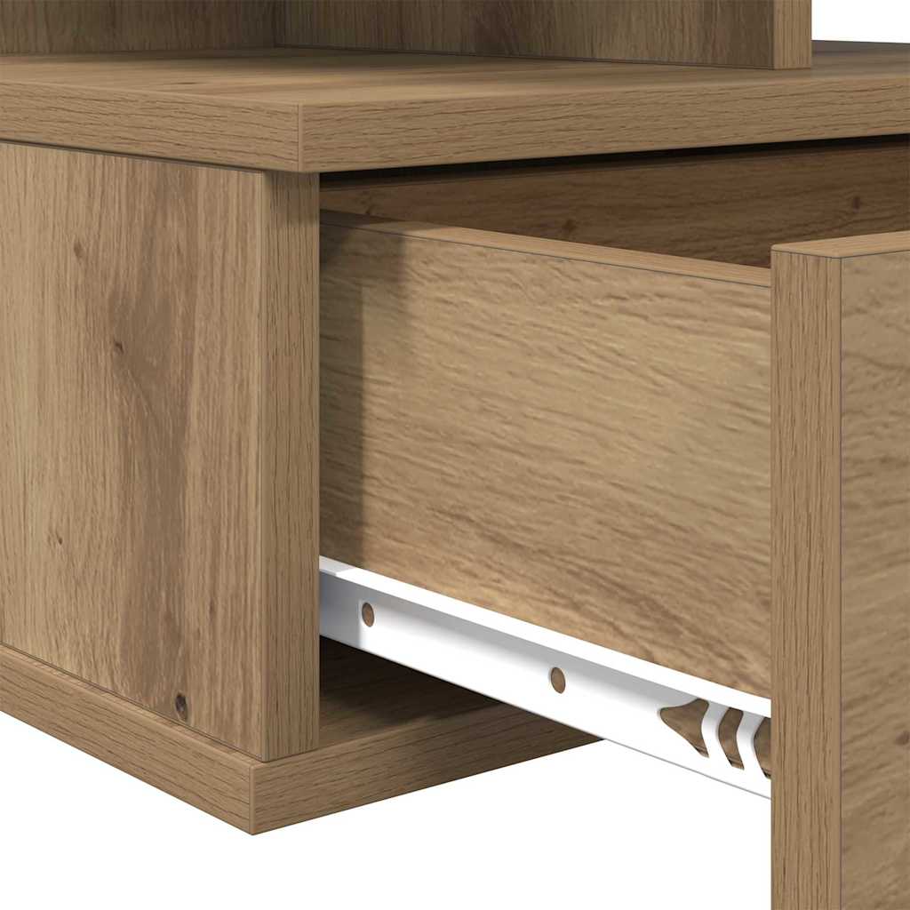 Floating Nightstand Artisan oak 40 x 31 x 27 cm Engineered wood