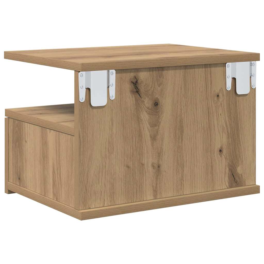 Floating Nightstand Artisan oak 40 x 31 x 27 cm Engineered wood