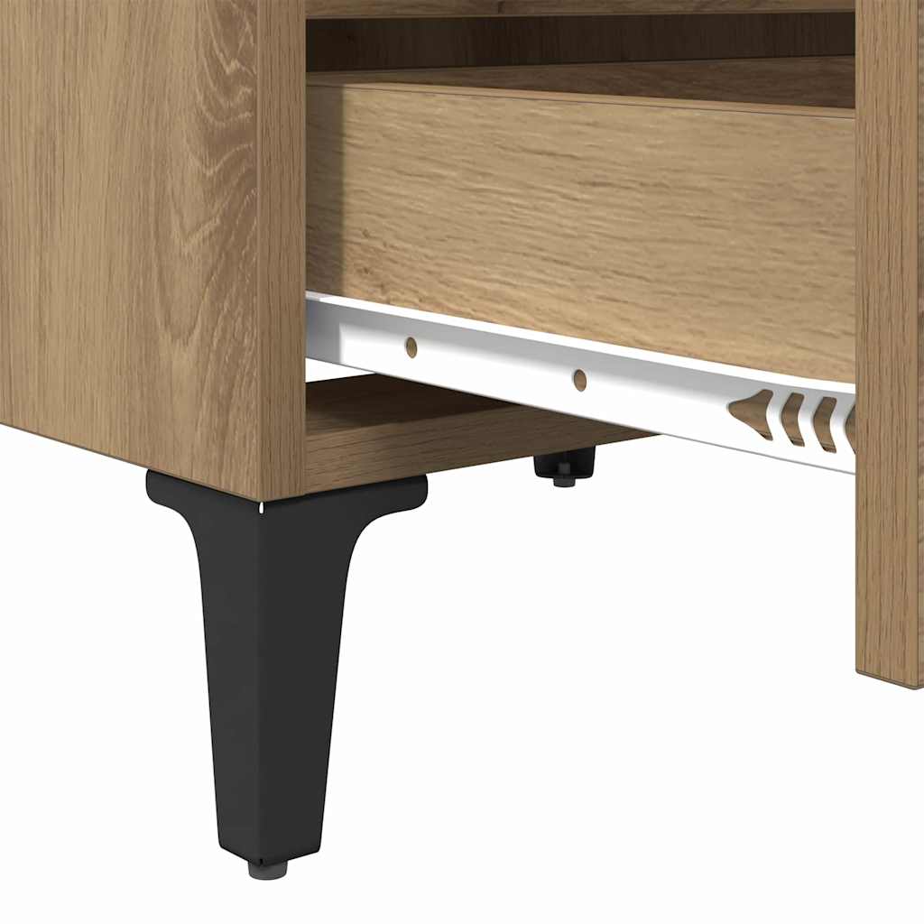 Bedside Cabinet Artisan oak 40 x 35 x 50 cm Engineered wood