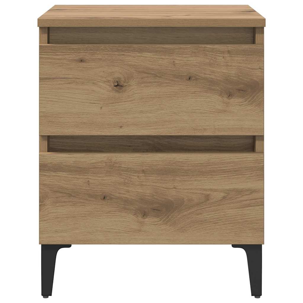 Bedside Cabinet Artisan oak 40 x 35 x 50 cm Engineered wood