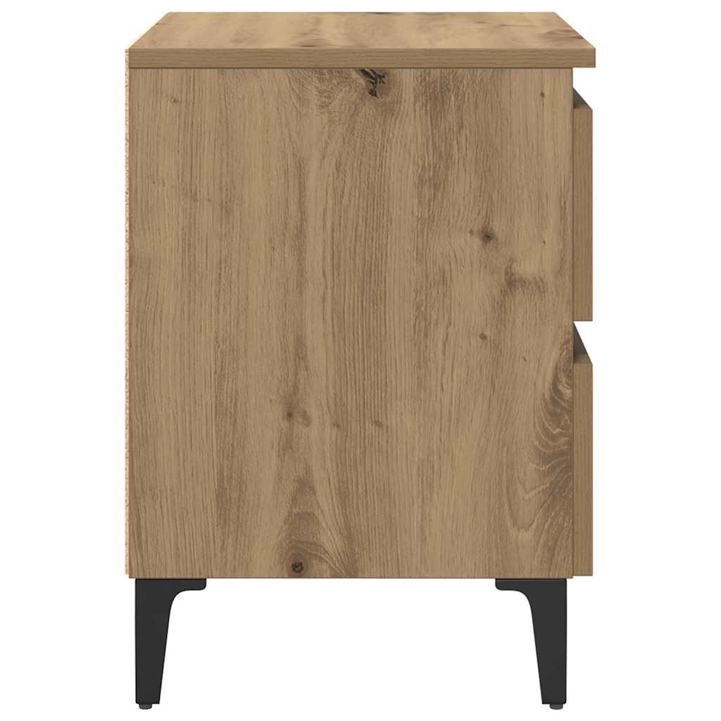 Bedside Cabinet Artisan oak 40 x 35 x 50 cm Engineered wood