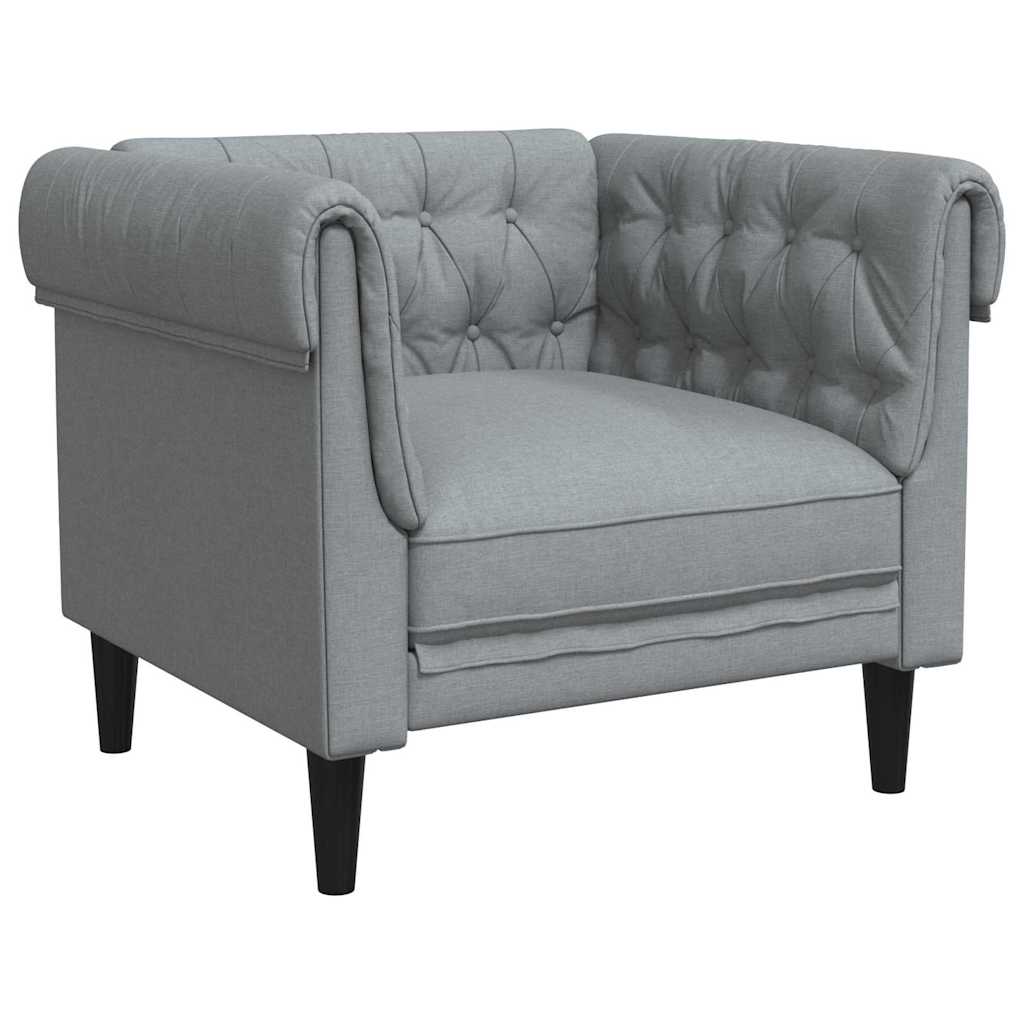Sofa Set Light grey Fabric