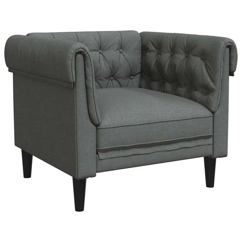 Sofa Set Dark grey Fabric