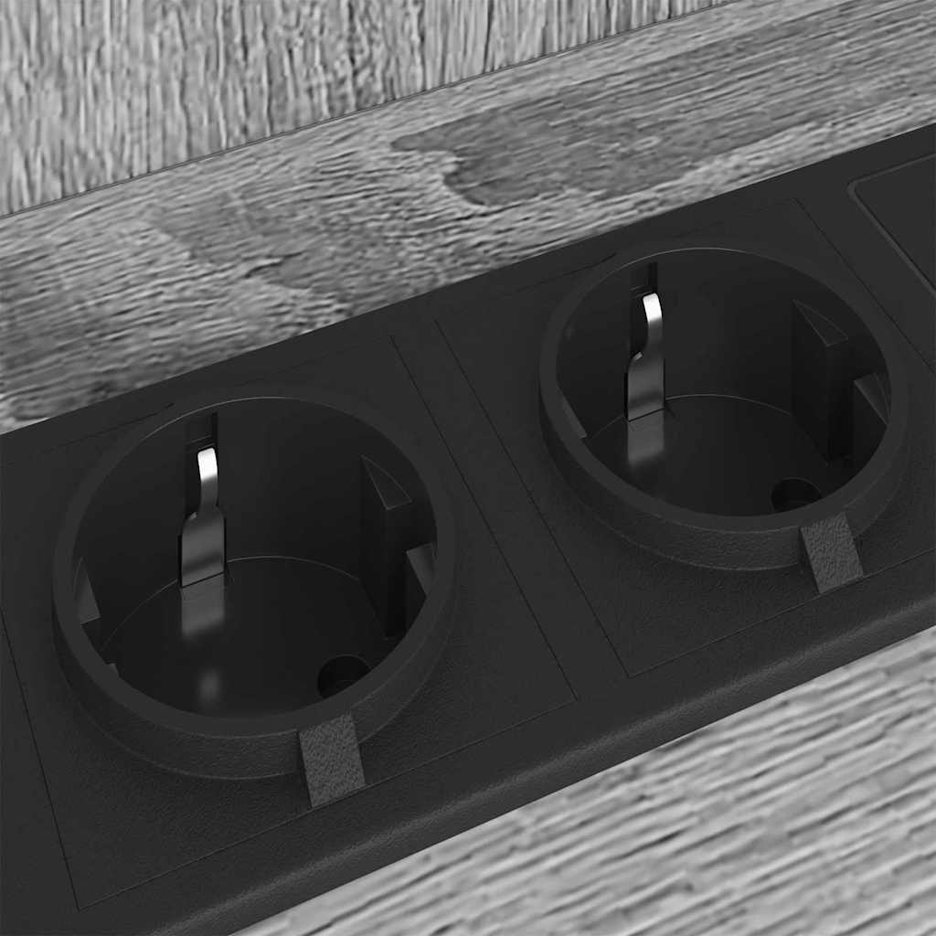 Bedside Table 2 pcs Grey sonoma 40 x 40 x 61 cm Engineered wood