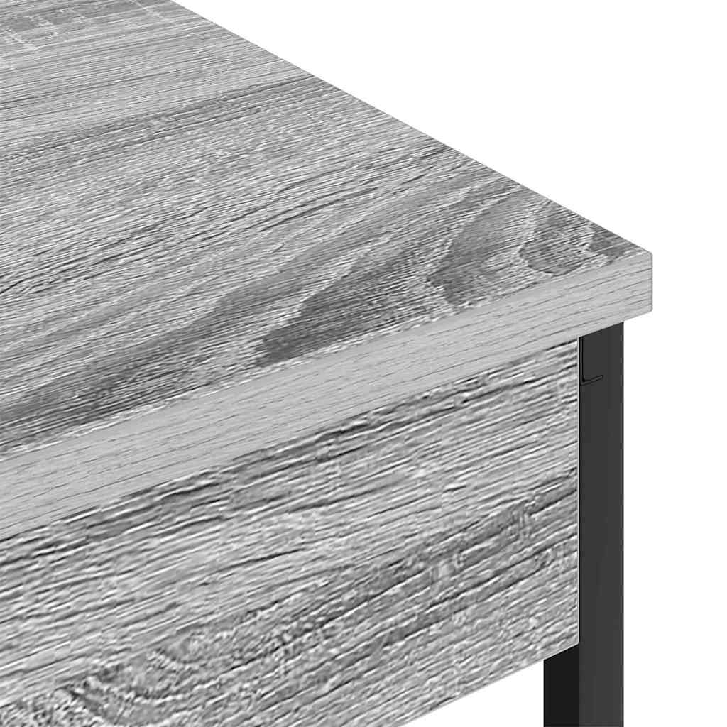 Bedside Cabinet 2 pcs Grey sonoma Engineered wood