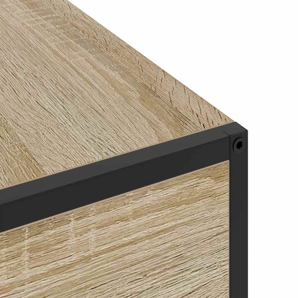Bedside Cabinet Sonoma oak 40 x 27 x 76 cm Engineered wood