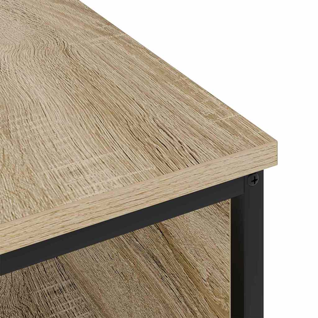 Bedside Cabinet Sonoma oak 41 x 28 x 76 cm Engineered wood