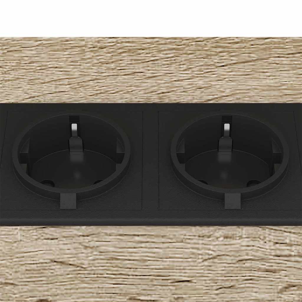 Bedside Table Sonoma oak 38 x 30 x 48 cm Engineered wood