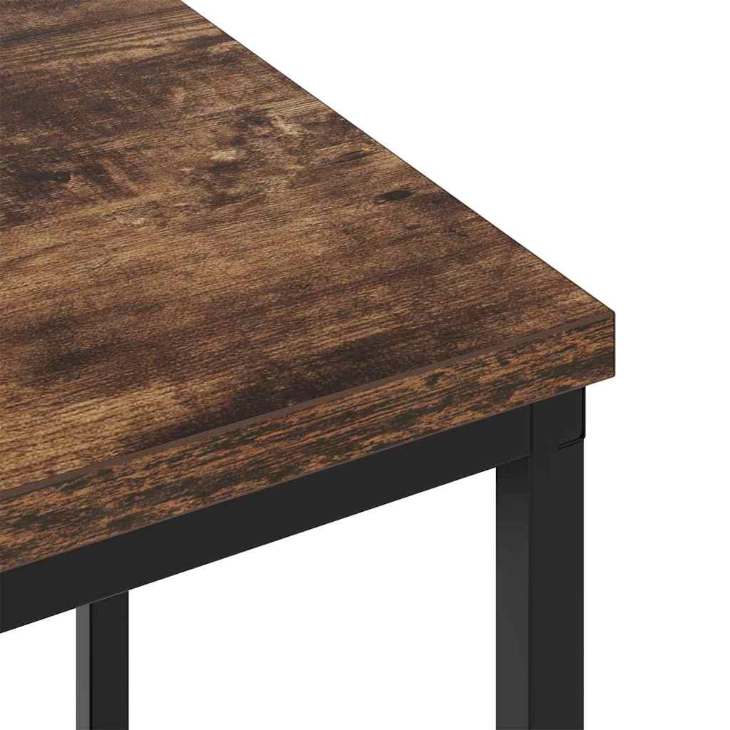 Bedside Table 2 pcs Smoked oak 38 x 30 x 48 cm Engineered wood