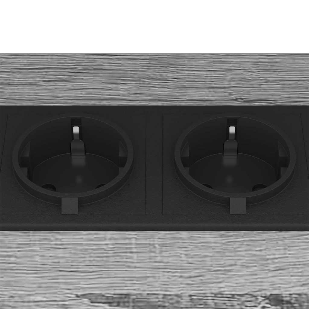 Bedside Table Grey sonoma 38 x 30 x 48 cm Engineered wood