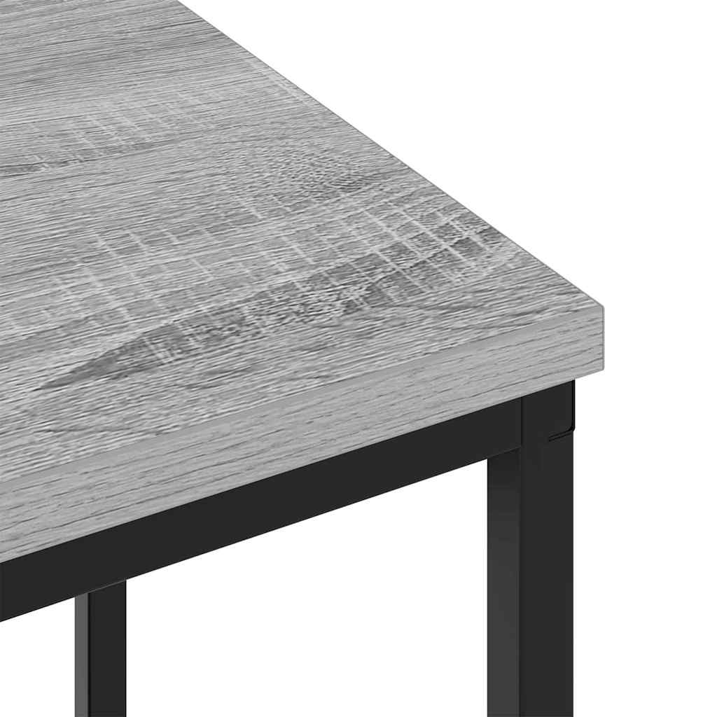 Bedside Table 2 pcs Grey sonoma 38 x 30 x 48 cm Engineered wood