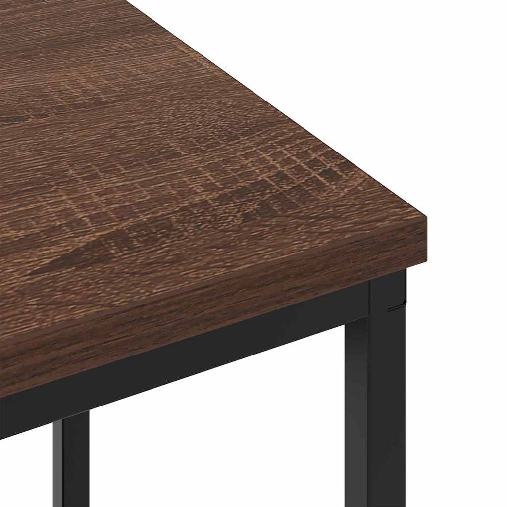 Bedside Table 2 pcs Brown oak 38 x 30 x 48 cm Engineered wood