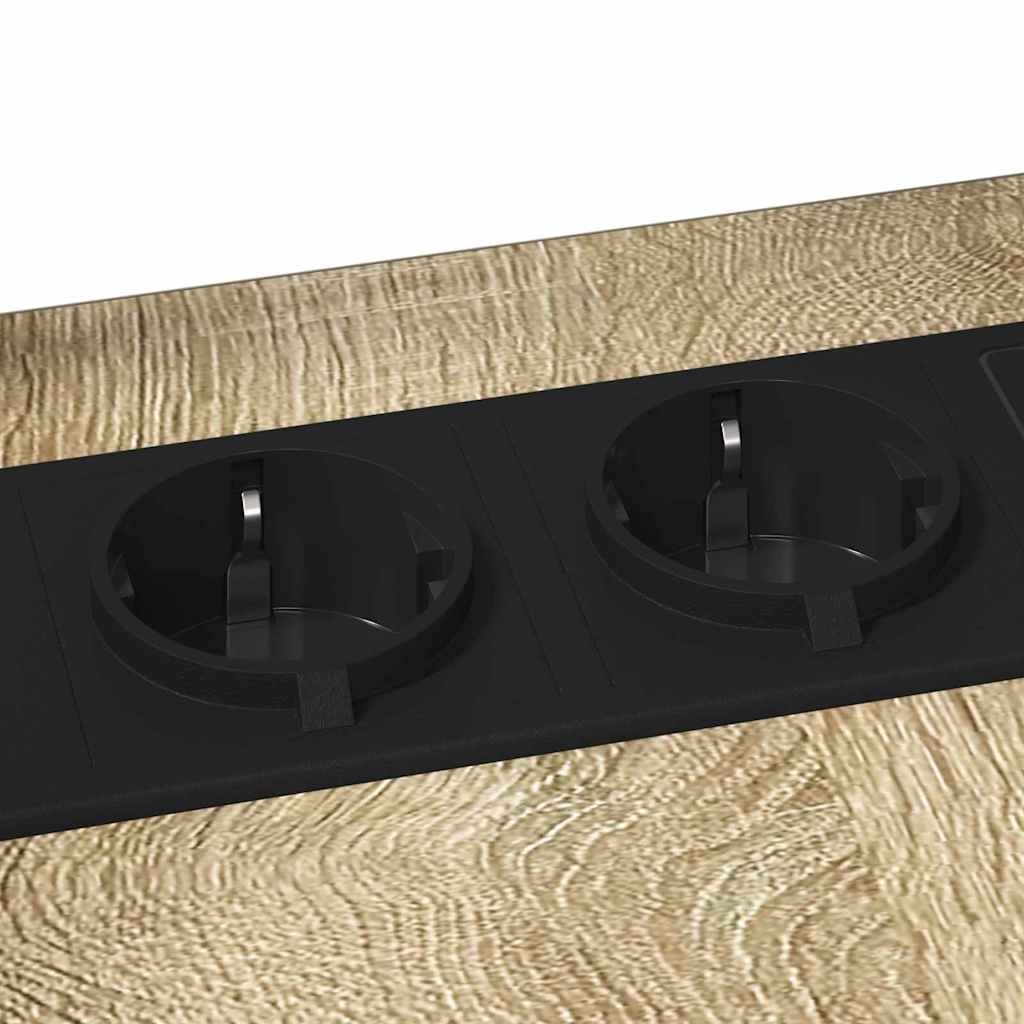 Bedside Table Sonoma oak 41.5 x 26 x 60.5 cm Engineered wood