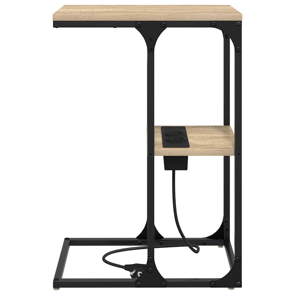 Bedside Table Sonoma oak 41.5 x 26 x 60.5 cm Engineered wood