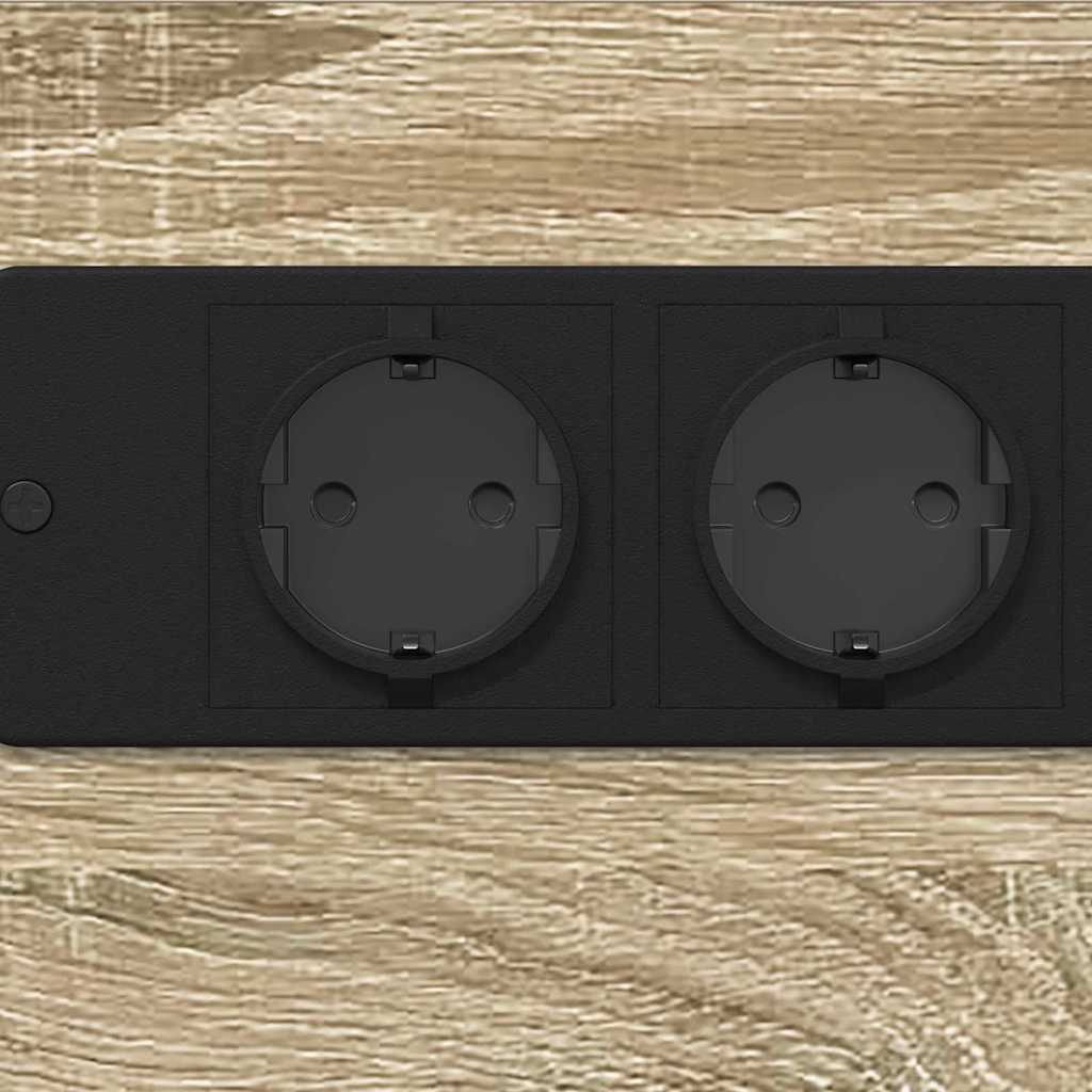 Bedside Cabinet Sonoma oak 41.5 x 26 x 60.5 cm Engineered wood