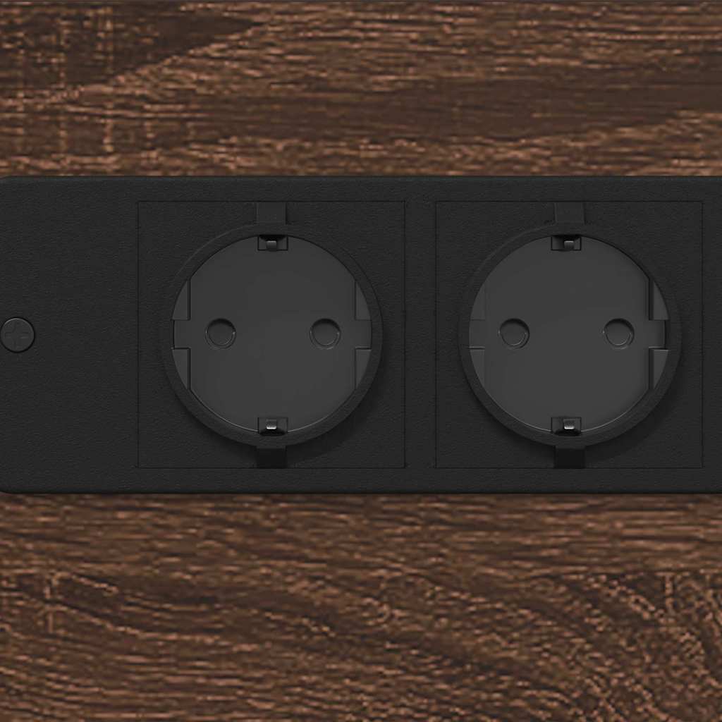 Bedside Cabinet Brown oak 41.5 x 26 x 60.5 cm Engineered wood