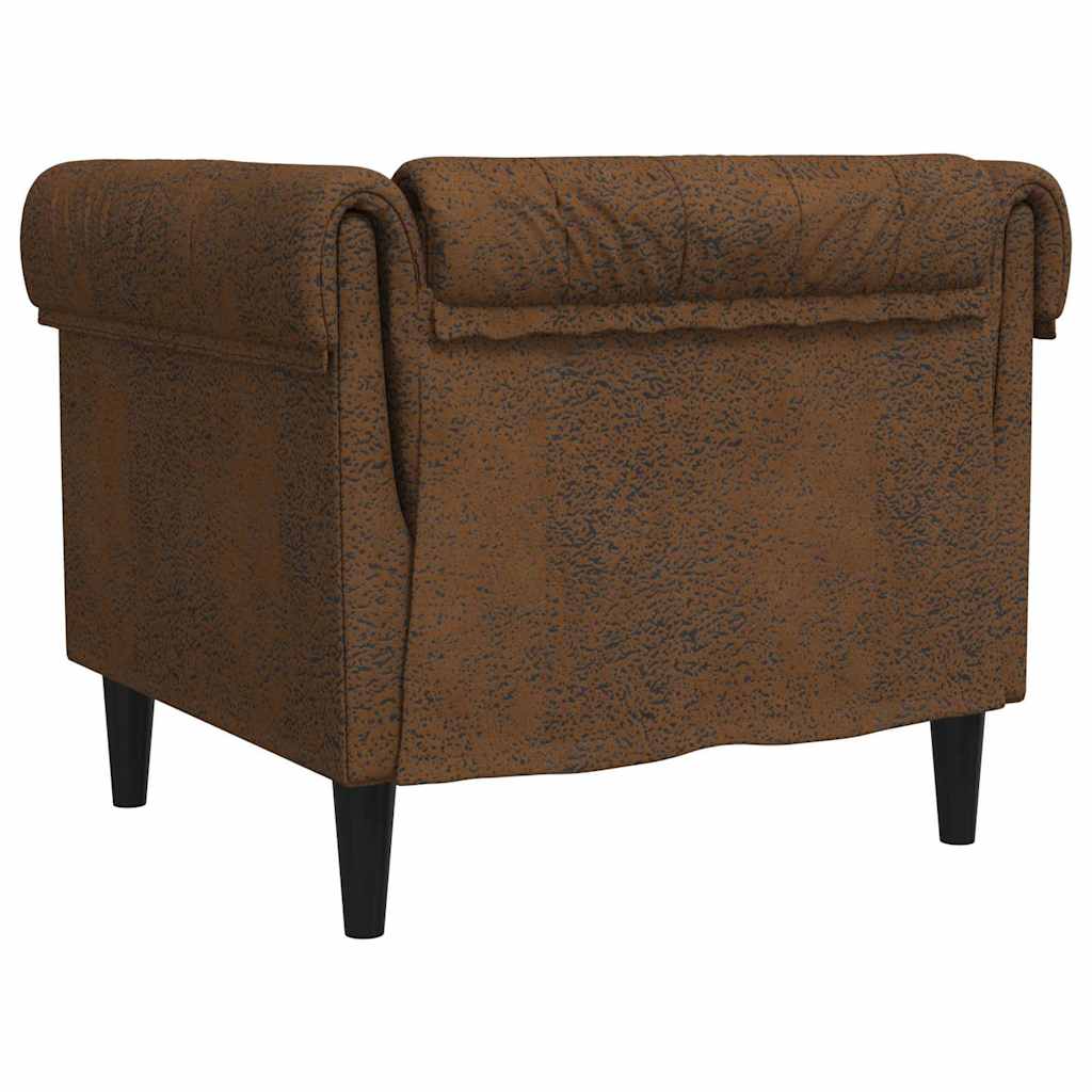 Chesterfield Sofa Chair Other Brown 78.5 x 74.5 x 74.5 cm