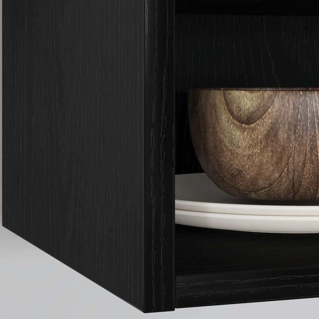 Hanging Cabinet with Shelf Riga Black oak 30 x 29.5 x 60 cm
