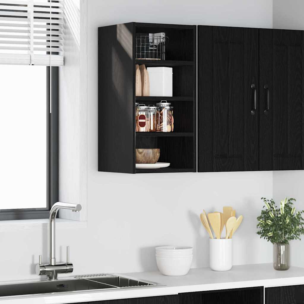 Hanging Cabinet with Shelf Riga Black oak 30 x 29.5 x 60 cm