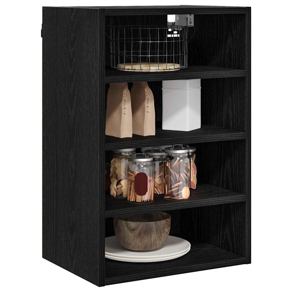 Hanging Cabinet with Shelf Riga Black oak 40 x 29.5 x 60 cm