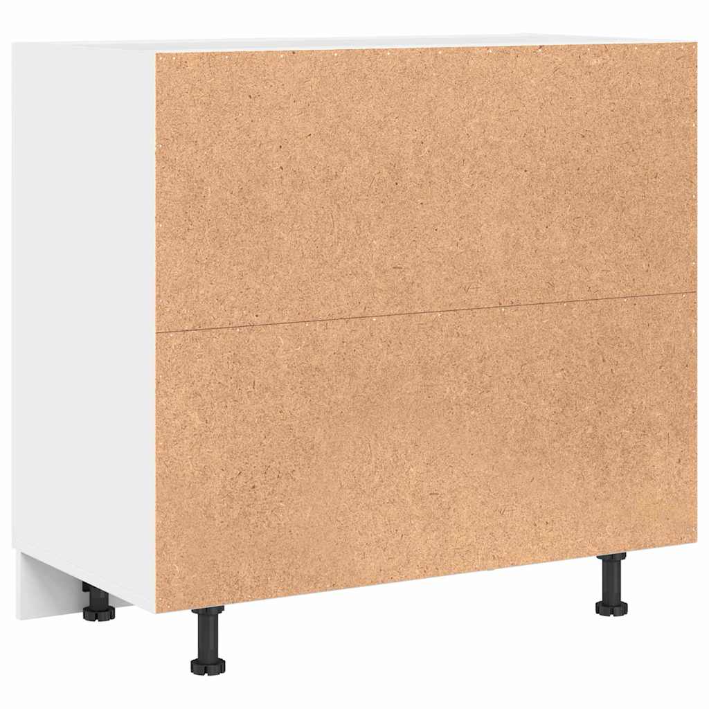 Kitchen Corner Base Cabinet Riga Black oak 86 x 46 x 81.5 cm