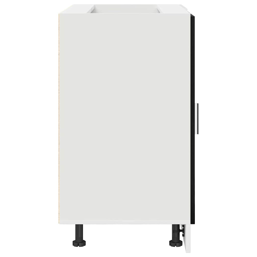 Kitchen Corner Base Cabinet Riga Black oak 86 x 46 x 81.5 cm