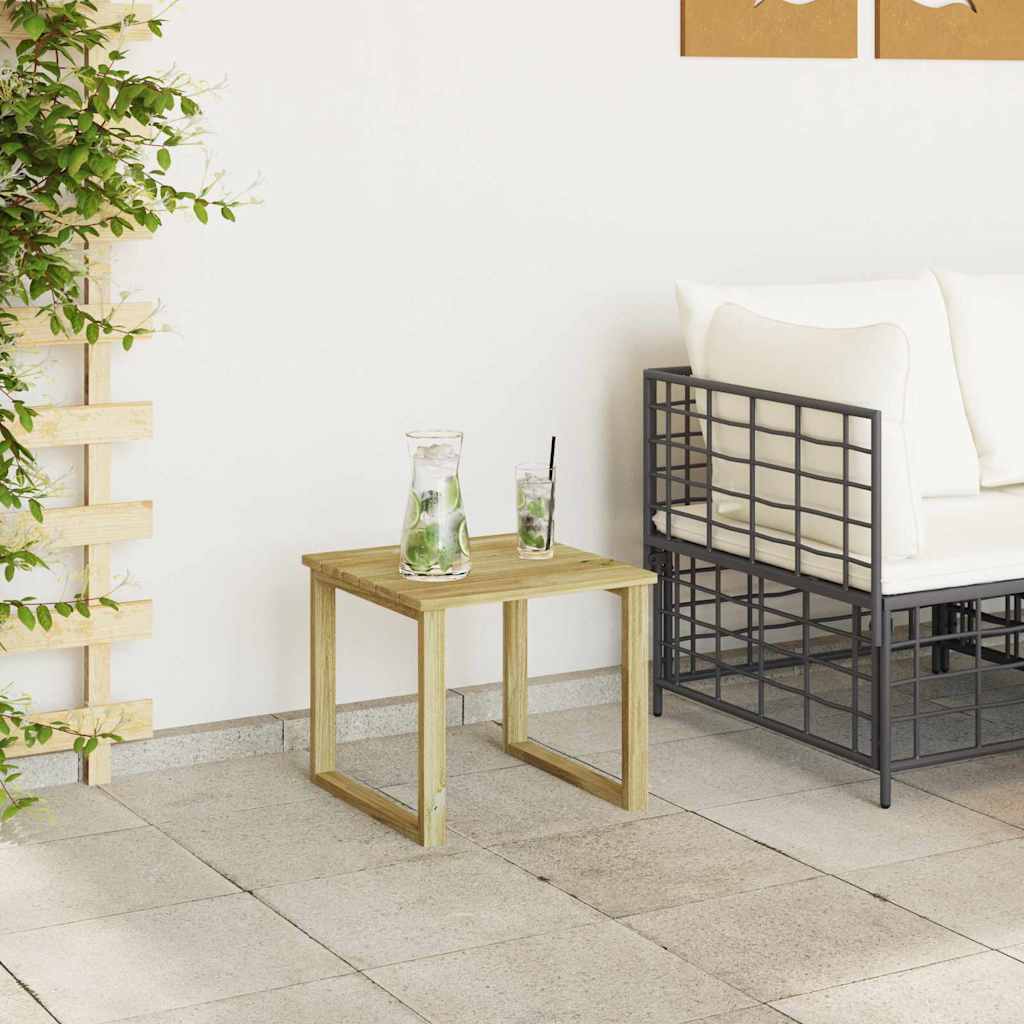 Sunbed Table Brown 40 x 40 x 36 cm Impregnated pine wood