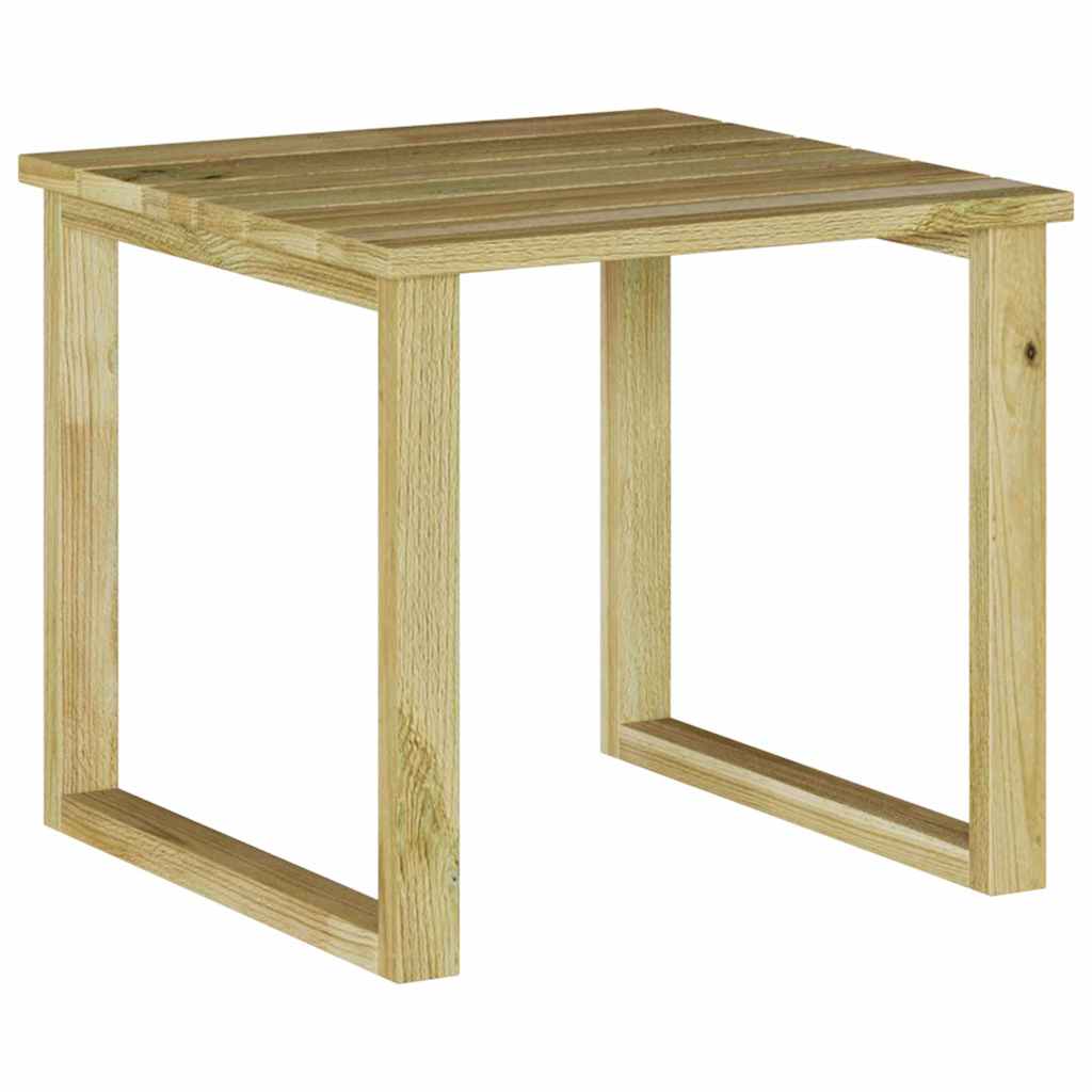 Sunbed Table Brown 40 x 40 x 36 cm Impregnated pine wood