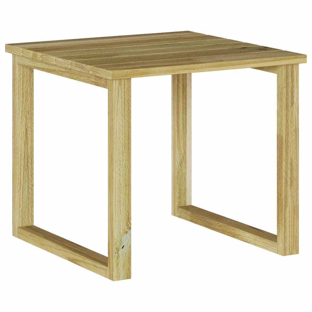 Sunbed Table Brown 40 x 40 x 36 cm Impregnated pine wood