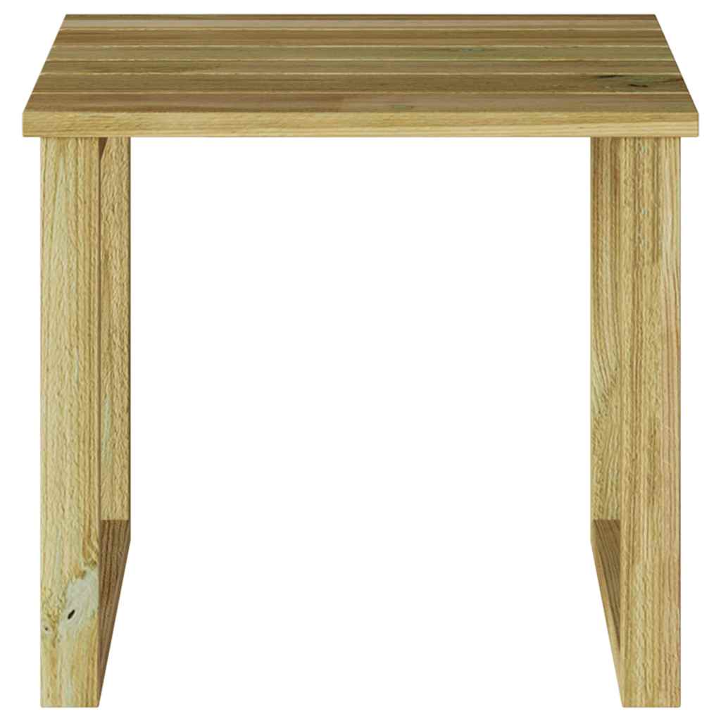 Sunbed Table Brown 40 x 40 x 36 cm Impregnated pine wood