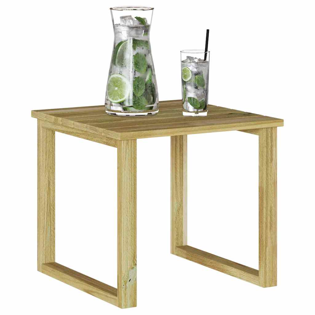 Sunbed Table Brown 40 x 40 x 36 cm Impregnated pine wood