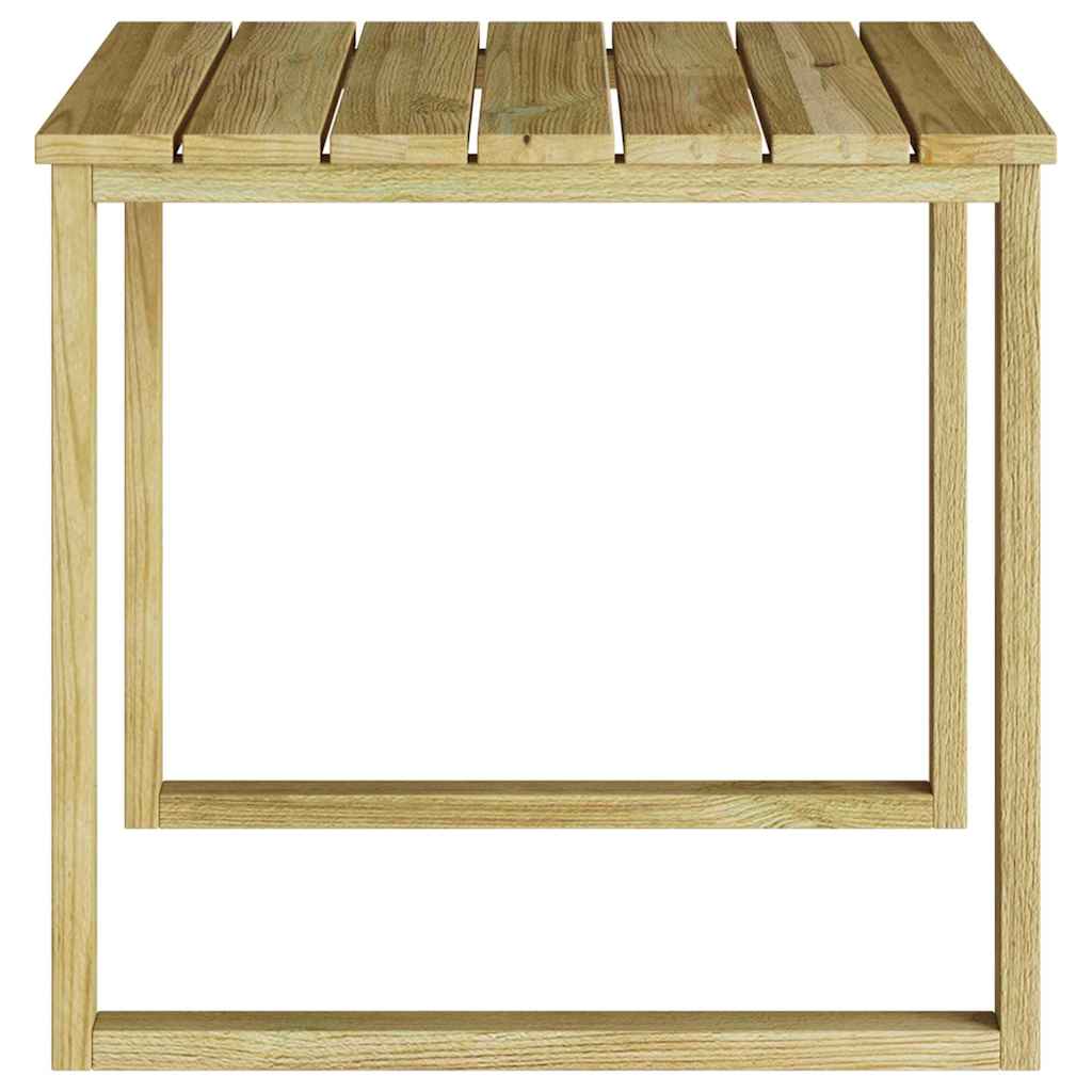 Sunbed Table Brown 50.5 x 50.5 x 46 cm Impregnated pine wood