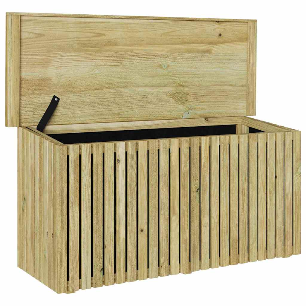 Garden Storage Box with Storage Brown 119 x 44 x 58.5 cm
