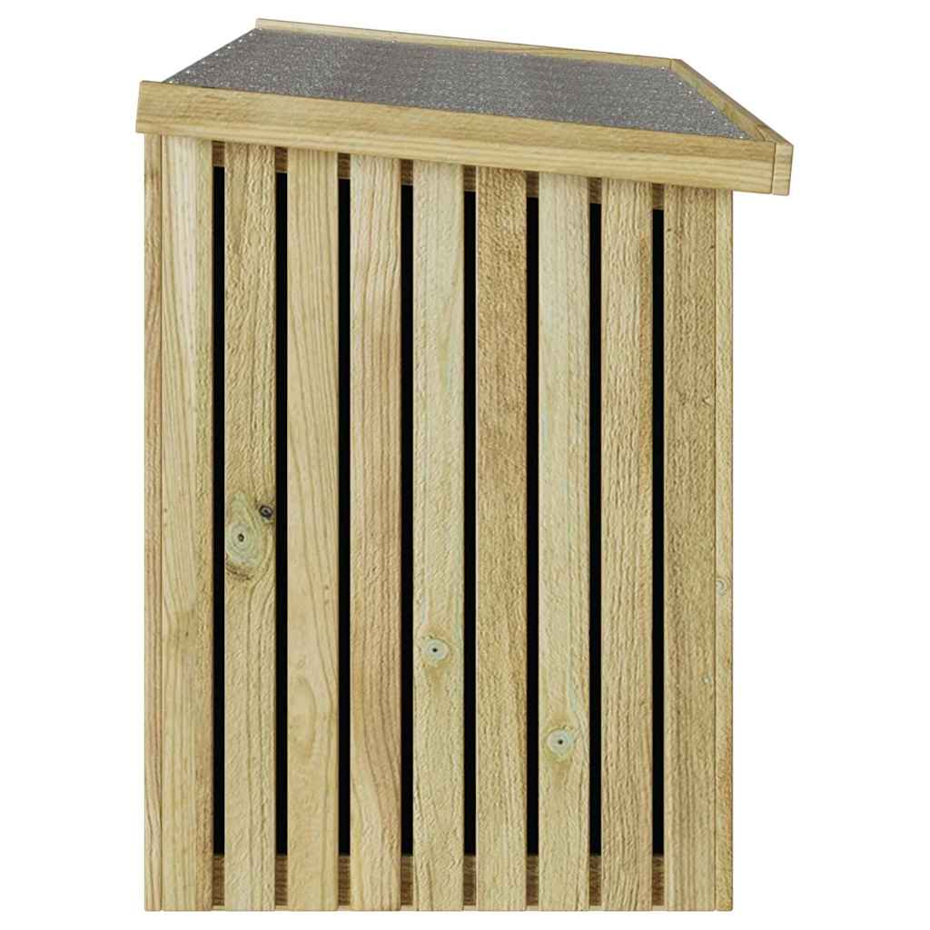 Garden Storage Box with Storage Brown 119 x 44 x 58.5 cm