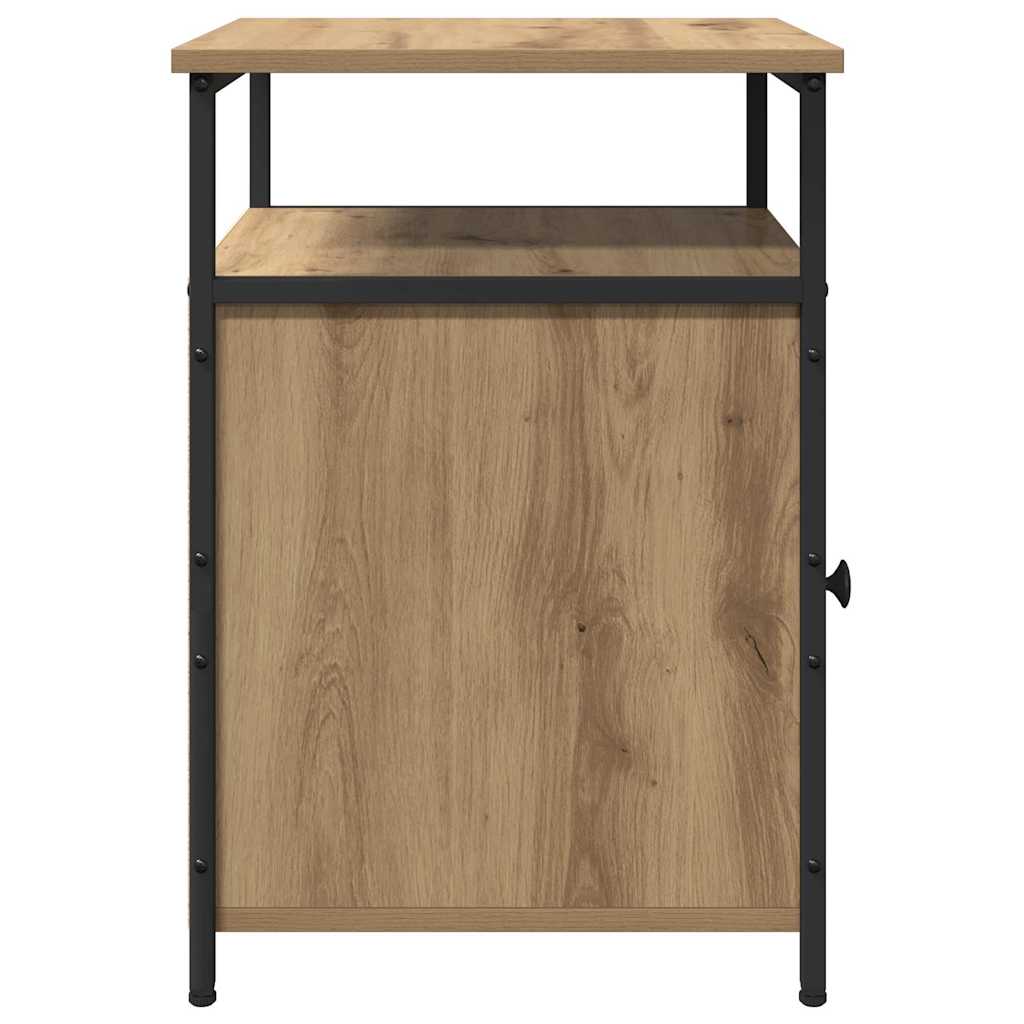 Bedside Cabinet Artisan oak Engineered Wood