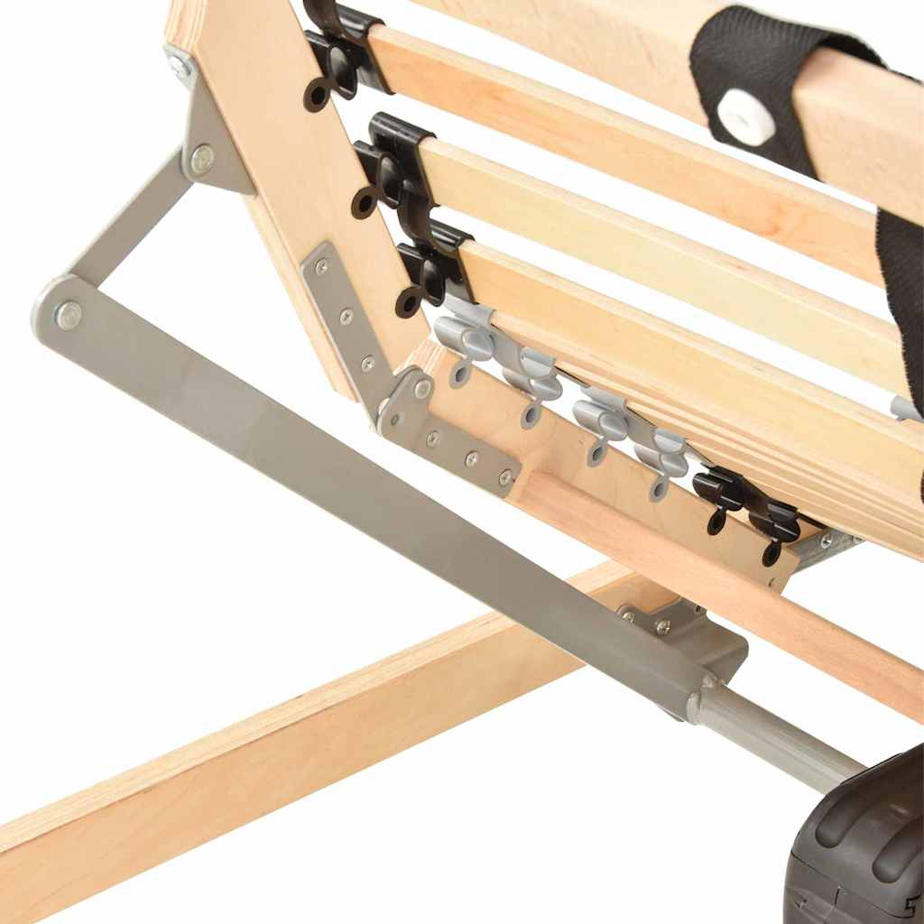 Slatted Bed Base Brown 80 x 190 cm Solid beech wood