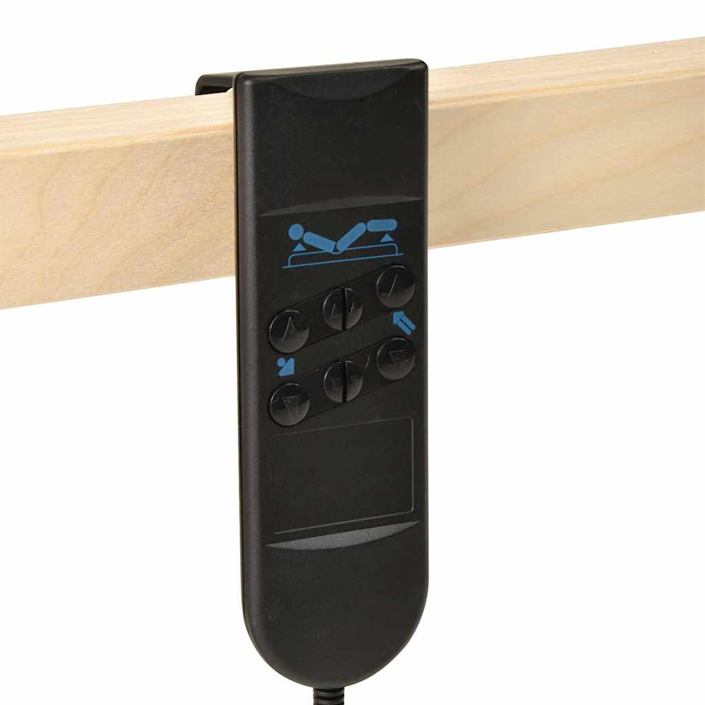 Slatted Bed Base Brown 80 x 190 cm Solid beech wood