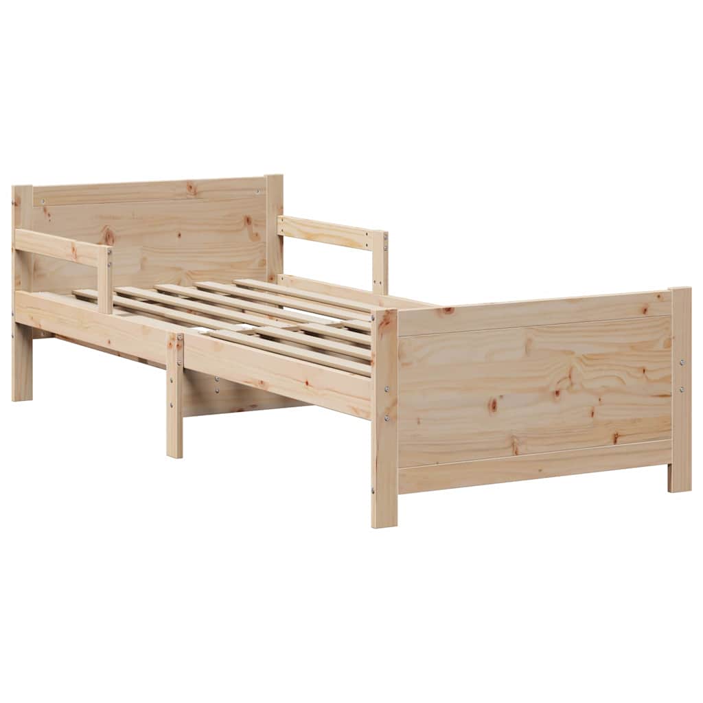 Extendable Bed Frame for Kids Other Brown 80 x 130 / 165 / 200 cm