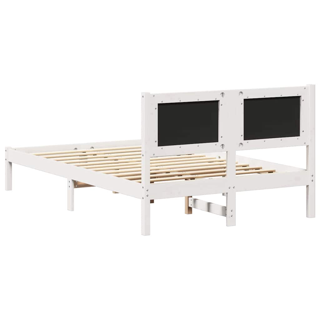 Bed Frame with Upholstered Headboard Light Grey 120 x 200 cm