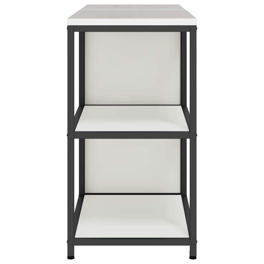 Kitchen Storage Set with Shelf 2 pcs White 180 x 50 x 92 cm