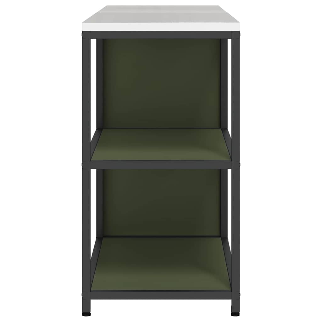 Kitchen Storage Set 2 pcs Olive Green 180 x 50 x 92 cm