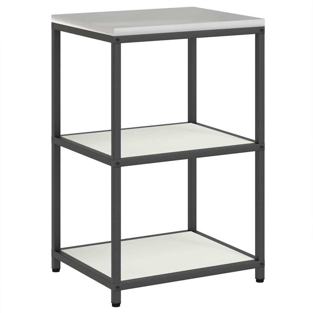 Kitchen Storage Set with Shelf 2 pcs White 150 x 50 x 92 cm