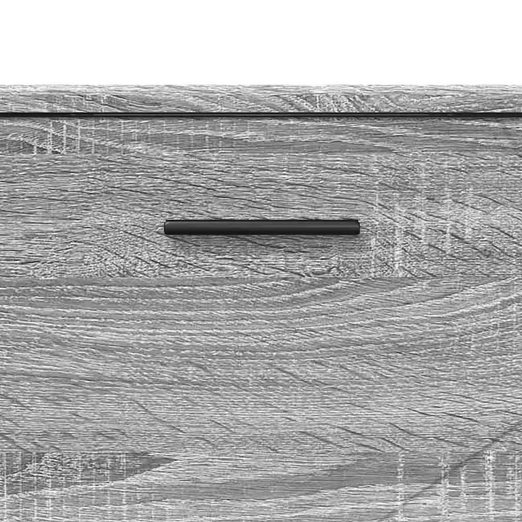 Bathroom Furniture Set 3 pcs Grey sonoma 76.5 x 35 x 64 cm