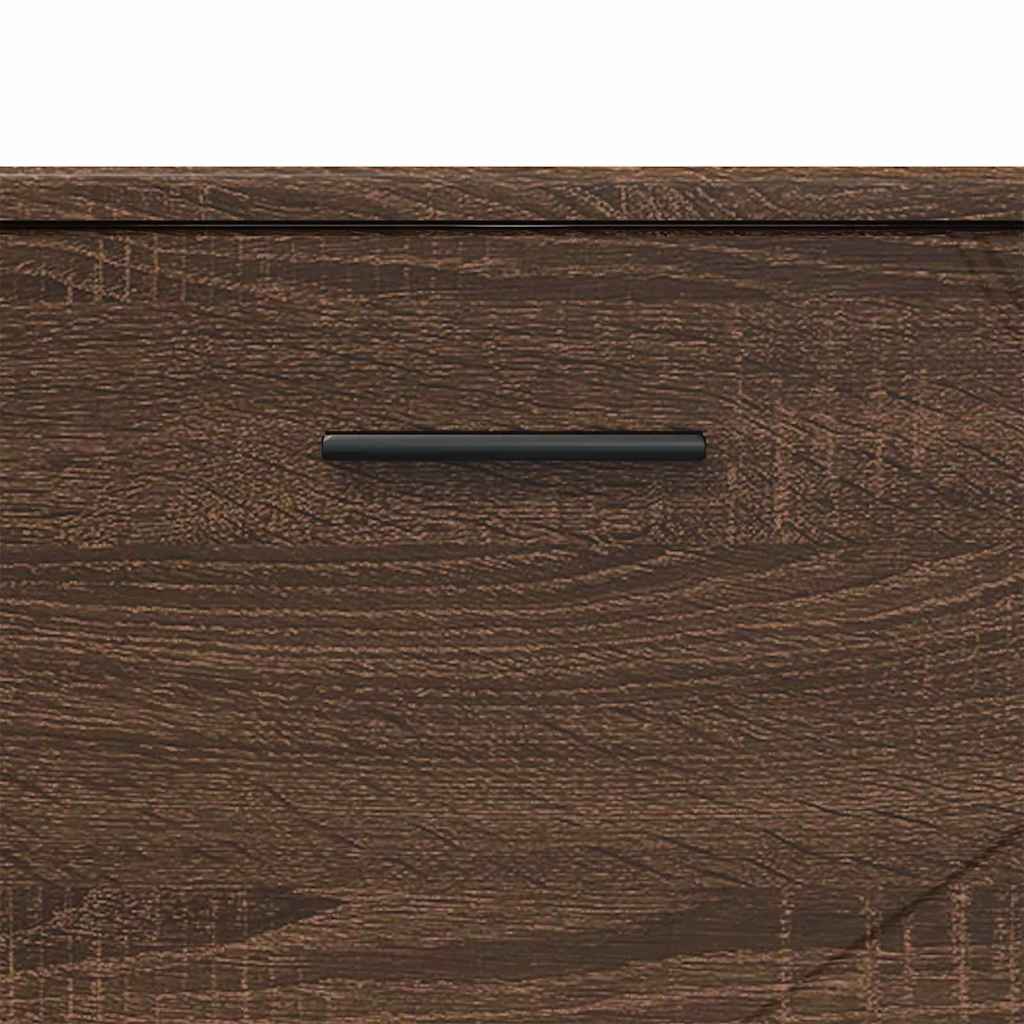 Bathroom Furniture Set 3 pcs Brown oak 76.5 x 35 x 64 cm