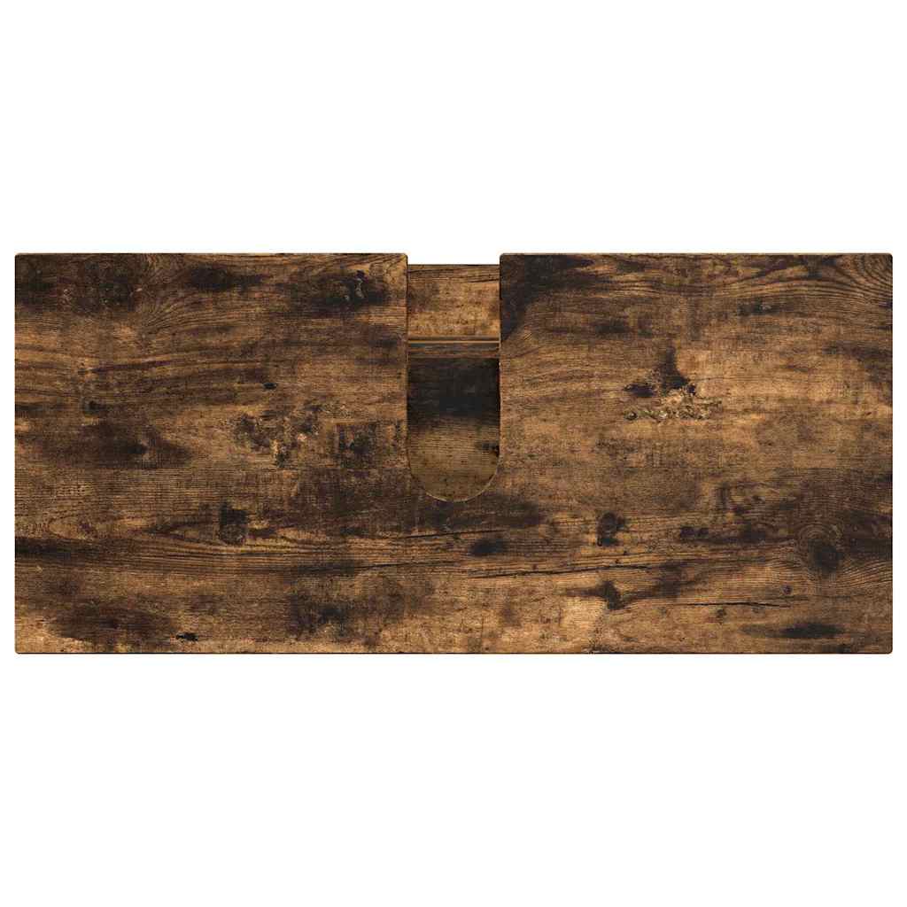 Bathroom Furniture Set 4 pcs Smoked oak 30 x 35 x 192 cm